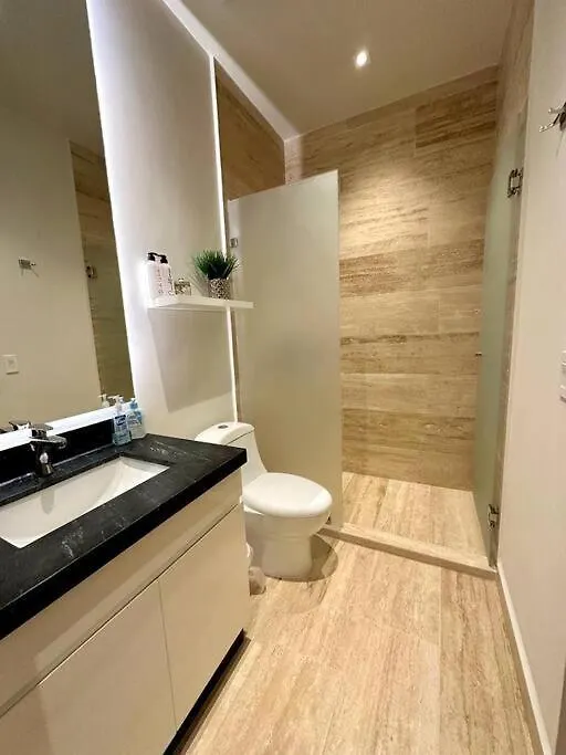 2 Beds Pool View Modern Apt/Parking, Gym, Rooftop - 405 Musa Playa del Carmen