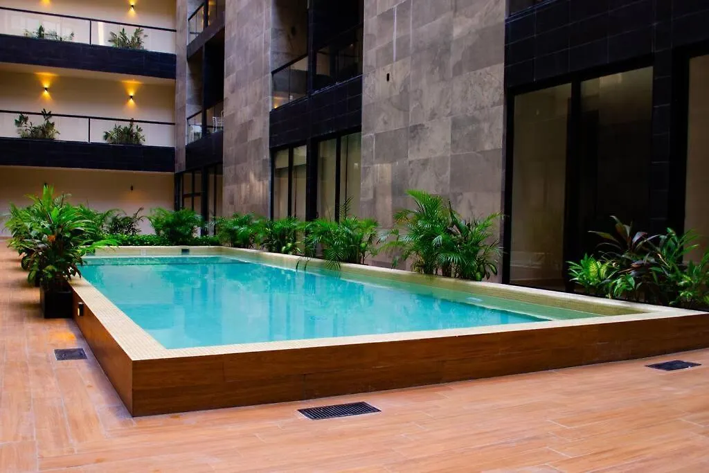 Appartement 2 Beds Pool View Modern Apt/Parking, Gym, Rooftop - 405 Musa Playa del Carmen Mexique